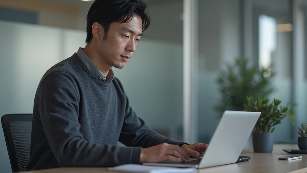 Laptop screen displaying productivity dashboard with multiple Japanese app windows showing integrated workflow and data visualization